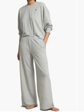 Polo Ralph Lauren Gray Lounge Set - Long Sleeve Top & Pants,brand new,size M